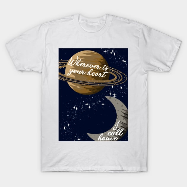 Wherever Celestial T-Shirt by CMORRISON12345